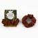 Hair gum for hair "Dreams will come true", brown, diam. 10 cm