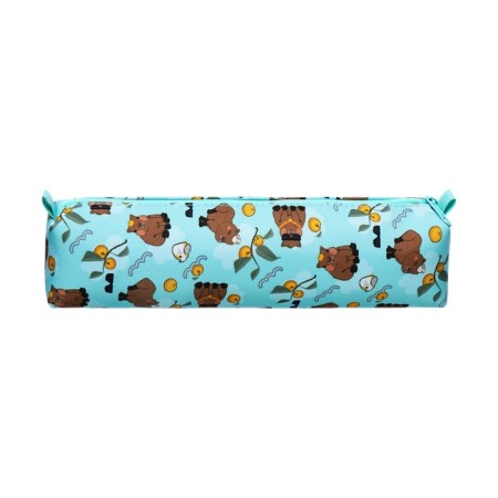 Penal soft, 1 compartment, quadro, 45 x 210 mm, Hatber "Really steep capibar" Green NPK_62154-2