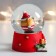 Souvenir Polystone Water Ball "Deer-Puhlyash with a birdhouse" 6.5x6.5x8.5 cm