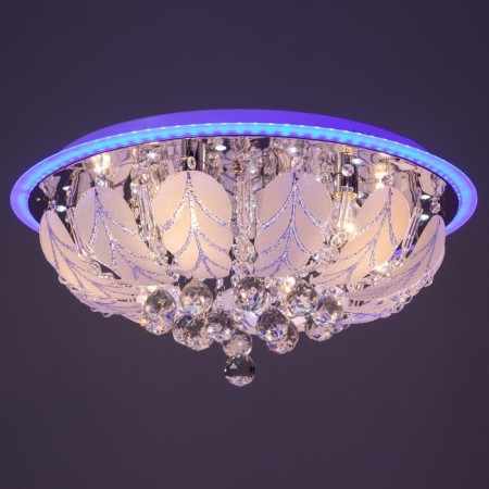Chandelier 5855/600 chrome 8x40W E14 LED+Blue PDU 60x60x27cm-7