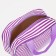Lightning cosmetic bag, purple color