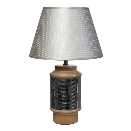 Wiley table lamp E27 40W silver-beige 30x30x46 cm Risalux-5