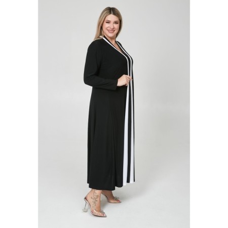 Female dress, size 54, black color-4