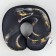 New Year. Pillow for travel Antistress "Snake", black