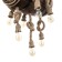 Barrel chandelier 7he27 40W Black 41x33x30 cm