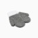 Baby mittens minku, gray color, 15 cm