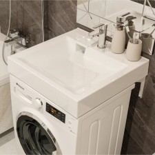 Раковина Paola Siena 600, 60х60 см, над стиральной машиной