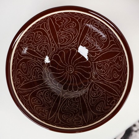 Set of salad bowls Rishtan "Patterns" 18cm, 3pcs in gift packaging-2