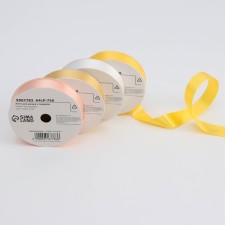 Ribbon for decor and gifts, cream, 2 cm x 45 m
