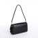 Women's bag on a valve, 24x13x8 cm, black color
