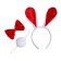 Carnival set "Hare", 3 objects: rim, butterfly, tail