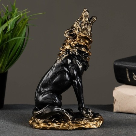 Figure "Wolf" bronze 11x18x7cm-1