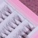 Eyelashes for extension, bundles, 12 mm, 60 bundles, black color