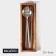 Magistro tropical cutlery tray 25 × 8 × 4 cm, acacia