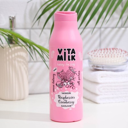 Vitamilk hair balm, cheesecake, raspberries and cranberries, 400 ml