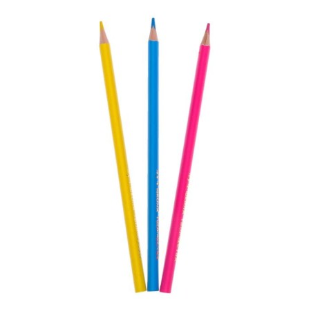 Color pencils 12 colors "School of Creativity", three -sided-3