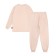 Pajamas: Longslit and pants for girls Basic, height 110-116 cm, beige color