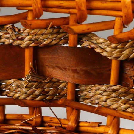 A set of baskets, 3 pcs, 46x35/41 cm, 39 x28/34.5 cm, 32x21/28 cm, willow-5