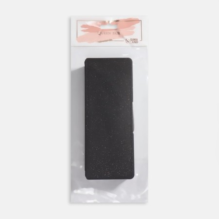 Organizer for manicure/cosmetic supplies, 18.8 × 7.1 × 4 cm, black translucent color-3