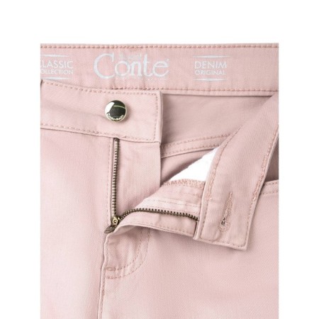 Direct women's jeans with effect “Instant Correction of the abdomen” CONTE ELEGANT, size M, pink color-6