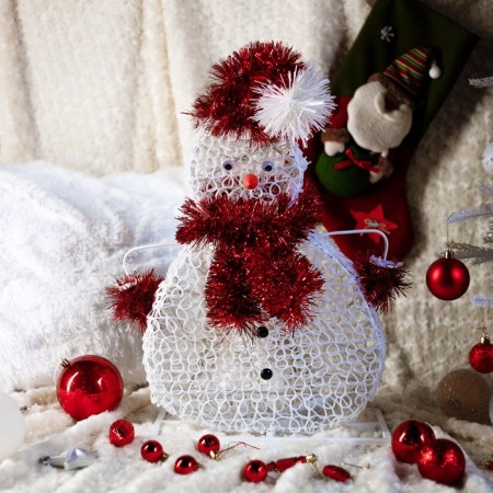 LED figure "Snowman in a hat", 52 × 70 × 33 cm, 20 watts, 220 B-1