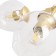 Yuka chandelier, 6x40W E27, color gold