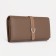 Women's wallet on magnets, brown color
