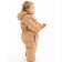 Combineson Children's Winter Rant Husky, height 80 cm, beige color