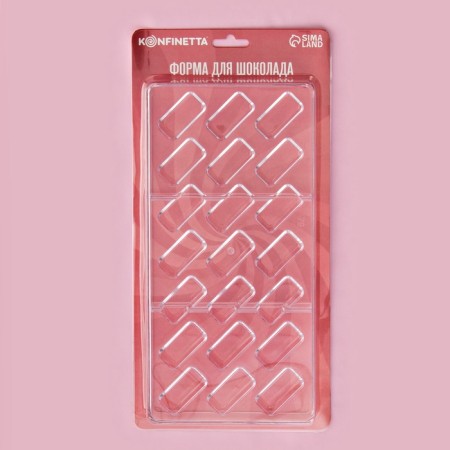 Konfinetta chocolate form "Bueno", 27.5 × 13.5 × 2.5 cm, 21 cells (3.5 × 1.5 × 1 cm)-5