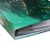 A notebook on the rings of A5 160 sheets in Calligrata Call "Green Marble", cover 7BC, without deforestation under the ring, OFSET BOCom