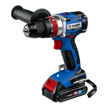 Drill-shuruvret bison DBS-201-22, shock, 2x2 Ah, BZP, 1-13 mm, Li-Lon, 60 nm-1