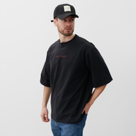 Men's T -shirt MIST EST., Size 54, black-2