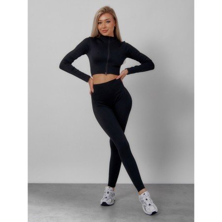 Sports suit female, size 44, black color-13