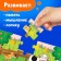Puzzle "Blue Tractor on the Farm", 35 elements