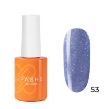 Цветной гель-лак Pashe Atelier, №53 голубая прохлада, 9 мл
