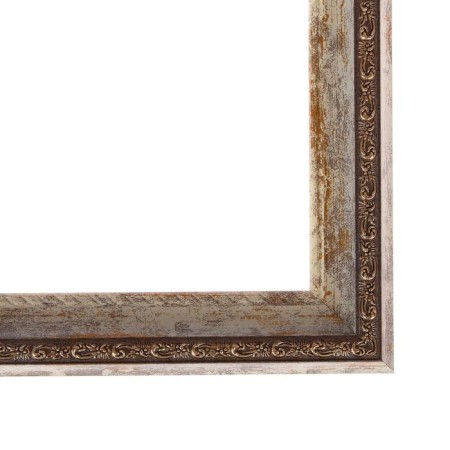 Frame for paintings (mirrors) 30 x 40 x 3.0 cm, plastic, calligrata 6792, white marble-2
