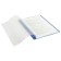 Folder with 10 A4 inserts, 160 μm, calligrata, with perforation, blue