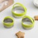 A set of forms for cutting cookies Konfinetta "Circle", 7 × 4.5 cm, 3 pcs, color mix