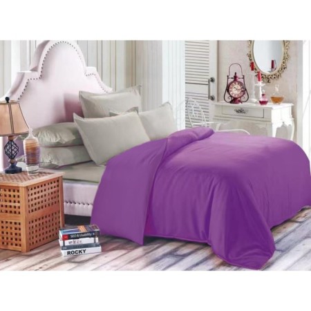 Bed linen euro with a sheet on an elastic band, size 180x200x20 cm, 200x210 cm, 70x70 cm - 2 pcs