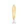 Petersburg vibrant "Profi -2", 9.5 cm, yellow -white color, 18 g