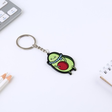 Acrylic key -keychain “Everything will be avocadene”, 7 x 12.5 cm-6