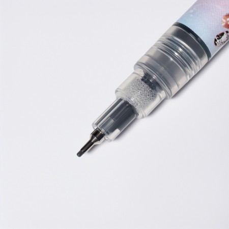 Nail design marker, thin, acrylic, 13.7 cm, black color-1