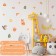 Interior color sticker "Beast in the autumn forest" 50x70 cm