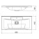 Quartz shell Uperwood Elen Quartz 80 cm, white matte, jasmine