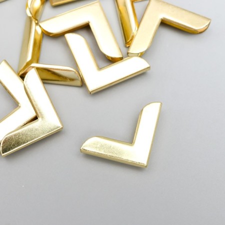 Protective corner for the album metal gold 2.1x2.9x0.8 cm-1