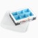 Box for 6 sweets with cells "Snow Town", 10 x 14.5 x 3 cm, New Year