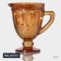 Glass Glass Magistro "La-Channel", 1.1 L, Amber color