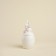 Bank for storing bulk products SL Home "Forest Rabbit", 7.5 × 16 cm, white color