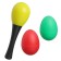 A set of rattles "Marakas: Black Hand and 2 testicles", Mix color, crumb I