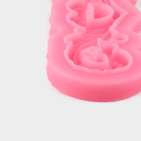 Mold "Pattern", silicone, 18 × 6 cm, color mix-3